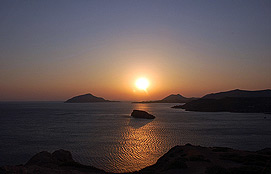 Sounion Sunset View From The Temple